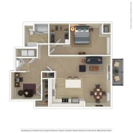  Floor Plan S 1 plus den C