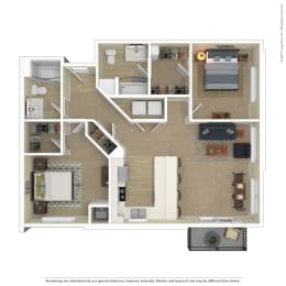  Floor Plan G 2 Bedroom C