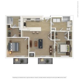  Floor Plan U1 U2 2 Bedroom C