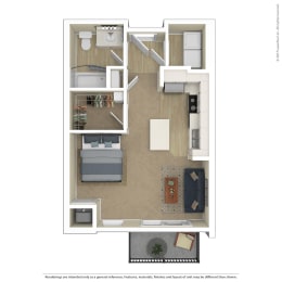  Floor Plan A Studio C