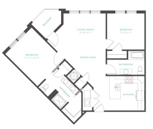 Flathead Floor Plan at Residence at Tailrace Marina, Mount Holly, 28120