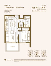 a floor plan of a home with a bedroom and bathroom and a terrace