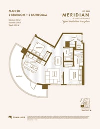floor plan of the second level of the apartment