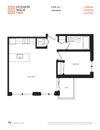 a floor plan of the hudson walk two