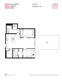 a floor plan of the unit