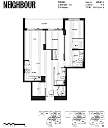 A black and white floor plan of a house layout with labeled rooms.
