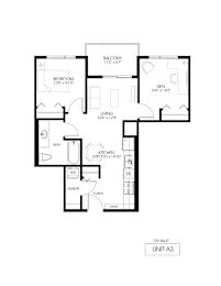 A floor plan of a unit labeled A3.