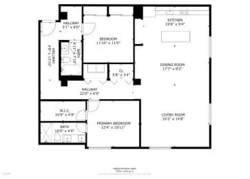 207 Floor Plan at Greeley Lofts, St. Louis, MO