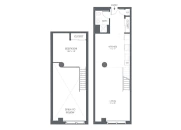 A13 Loft floor plan