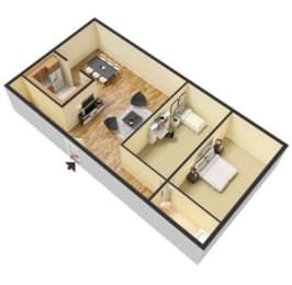  Floor Plan Two Bedroom (Towers)