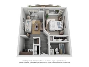 1 Bed Junior at 444 Park Apartments, Richmond Heights, OH