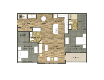 2 Bed 2 Bath A apartment at The Residences at Akita Lane, Canal Winchester Ohio