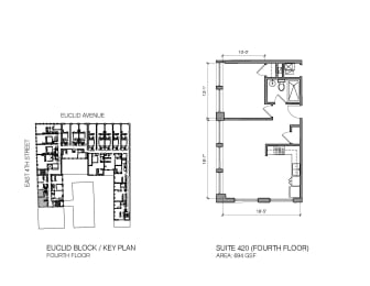 a blueprint of a floor plan and a front elevation of a house