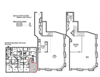 a floor plan of a building with a staircase