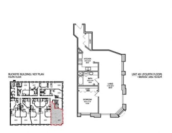 a floor plan of a building with a lot of floors