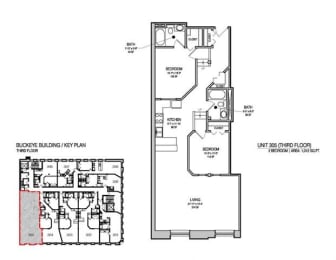 a floor plan of a house with two stories and a garage