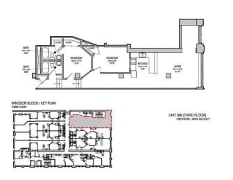 a floor plan and a diagram of a building