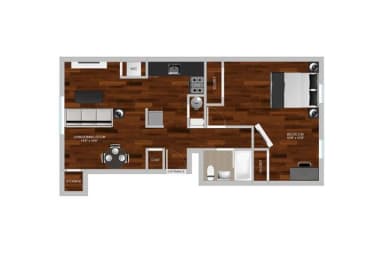 Vice Presidential One Bedroom at Heritage Apartments, Ohio, 43212