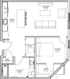 1 Bed 1 Bath G