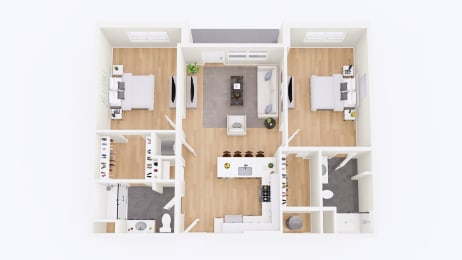 2 bedroom apartment in Rocky River