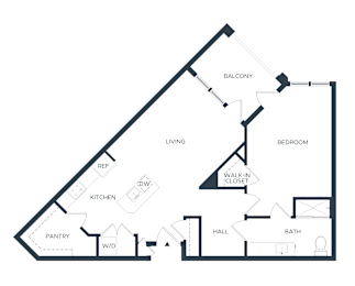 A5 1 Bedroom Floorplan
