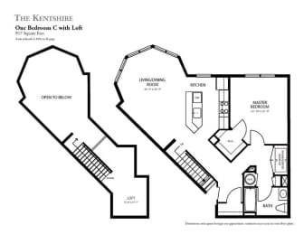 One Bedroom Apartment at The Kentshire Senior Apartments in Midland NJ