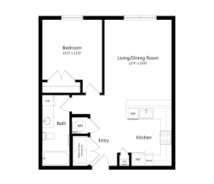 A1-Affordable one bedroom apt in Norfolk VA