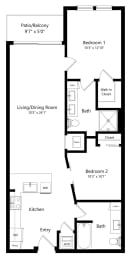 a floor plan of a house  at Aurora, Tampa, FL