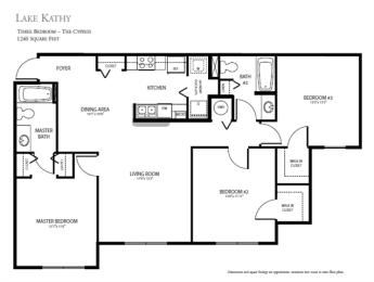  Floor Plan THE CYPRESS