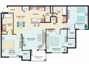  Floor Plan THE MADEIRA