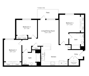 New Affordable three-bedroom apartment at Lincoln Village in Oroville, CA