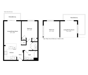 One-bedroom luxury apartment at Vista Sur