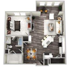 Woodruff Deluxe Floor Plan at Emblem Alpharetta, Alpharetta, GA