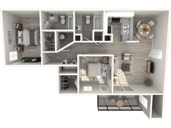 The Ashley Floor Plan at Saddleworth Green, Ocala, FL