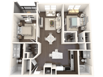 Iris Floor Plan at Barcelona Jupiter, Florida