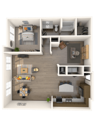 Trapani Floor Plan at The Rialto, Orlando, FL, 32819