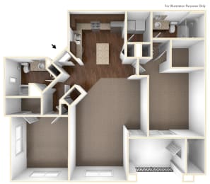 Estrella Floor Plan at Villas at San Dorado, Oro Valley, Arizona