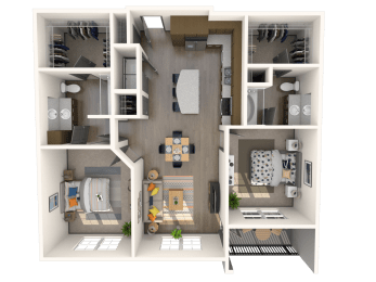 Tuscany Floor Plan  at The Rialto, Orlando, FL