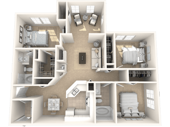 Napoli Floor Plan at Via Lugano, Boynton Beach, FL