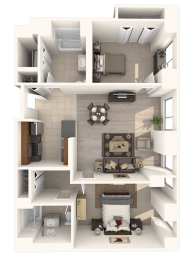 Sycamore Floor Plan at Hartford 21, Connecticut, 06103