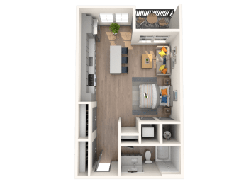 S1 Floor Plan at The District at Rosemary, Sarasota, FL, 34236