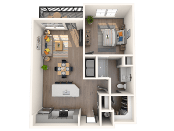A3 Floor Plan at The District at Rosemary, Sarasota