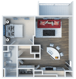 Cameron Floor Plan at The Legend, Waco, TX, 76712