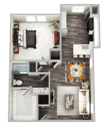 Wills Deluxe Floor Plan at Emblem Alpharetta, Alpharetta, GA, 30009