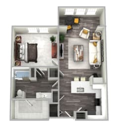 Bridge Floor Plan at Emblem Alpharetta, Alpharetta, Georgia