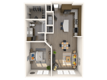 Naples Floor Plan at The Rialto, Florida