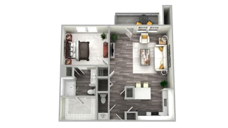 Ansley Deluxe Floor Plan at Emblem Alpharetta, Alpharetta, Georgia