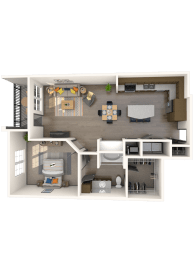 Vittoria Floor Plan at The Rialto, Florida, 32819