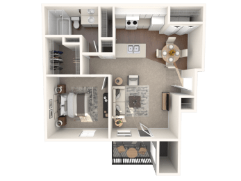 The Congress Classic Floor Plan at Monterey Ranch, Austin, Texas
