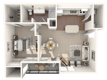 The Brodie Classic Floor Plan at Monterey Ranch, Austin, TX, 78749